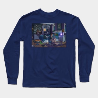 Modern Witch Bedroom Long Sleeve T-Shirt